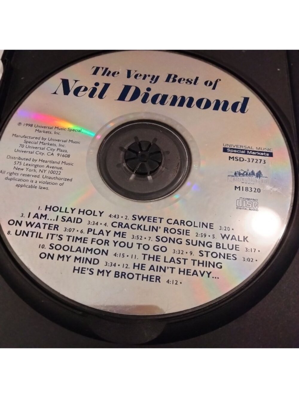 The Very Best of Neil Diamond CD 1998 Universal Music Holly Holy Sweet Caroline